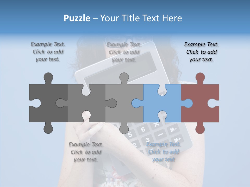 Brunette Sexy Female PowerPoint Template