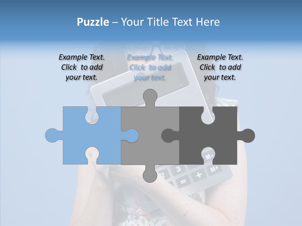 Brunette Sexy Female PowerPoint Template