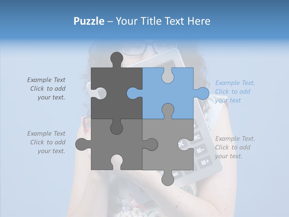 Brunette Sexy Female PowerPoint Template