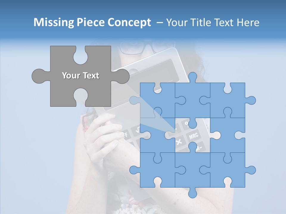 Brunette Sexy Female PowerPoint Template