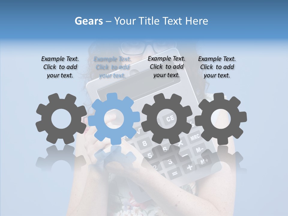 Brunette Sexy Female PowerPoint Template