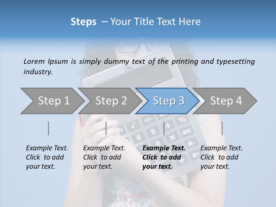 Brunette Sexy Female PowerPoint Template