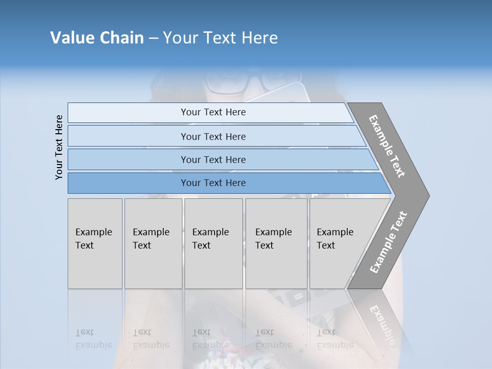 Brunette Sexy Female PowerPoint Template