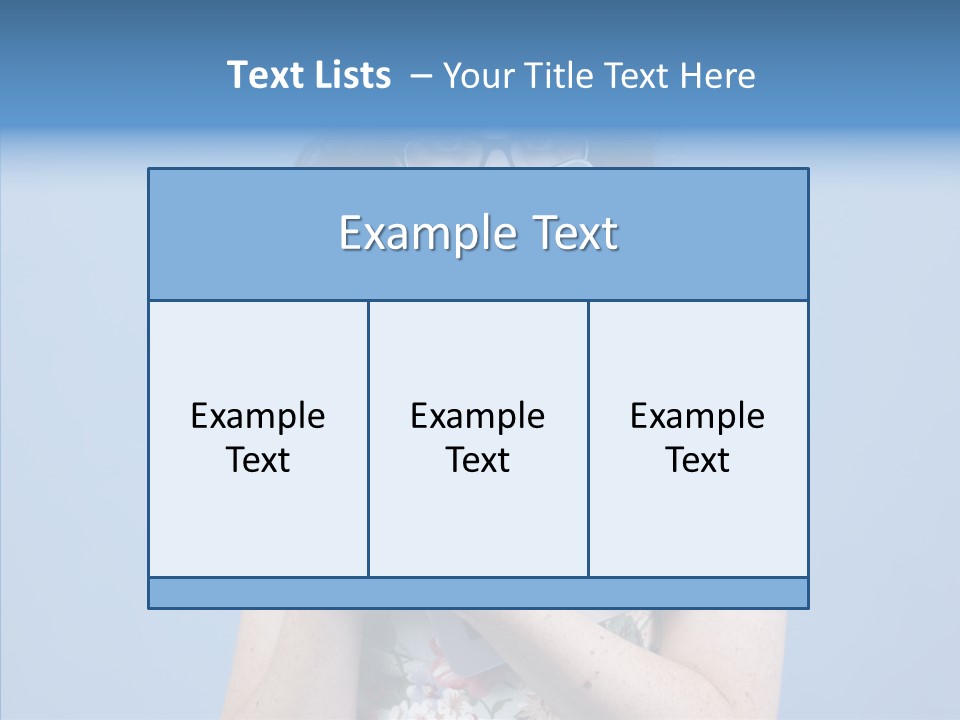 Brunette Sexy Female PowerPoint Template