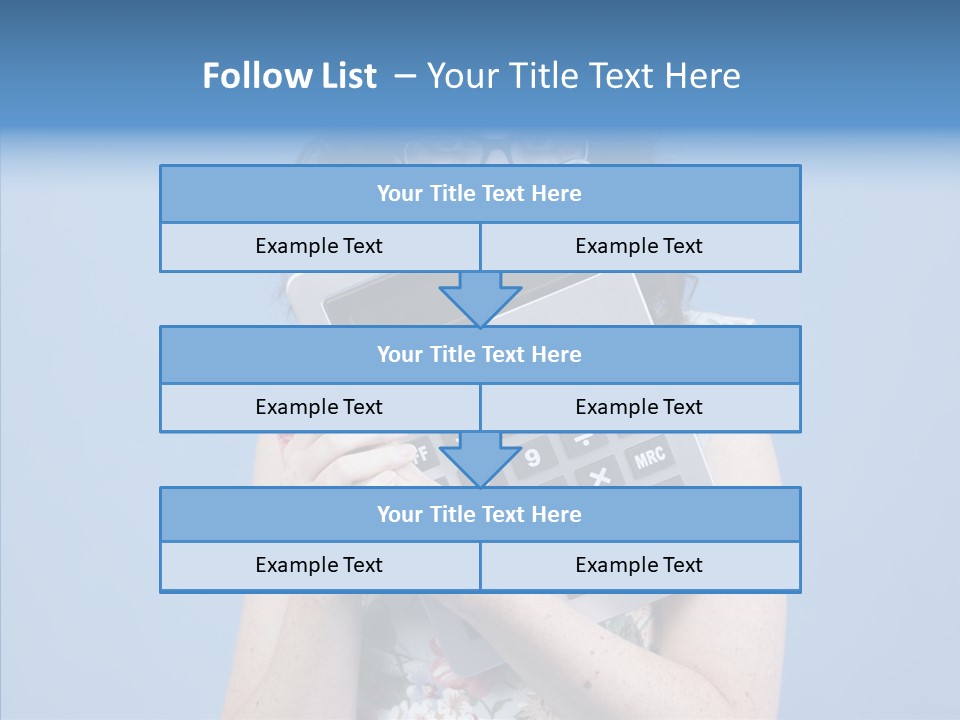 Brunette Sexy Female PowerPoint Template