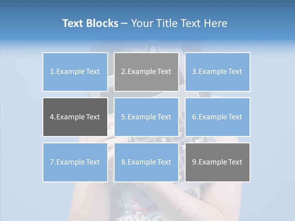 Brunette Sexy Female PowerPoint Template