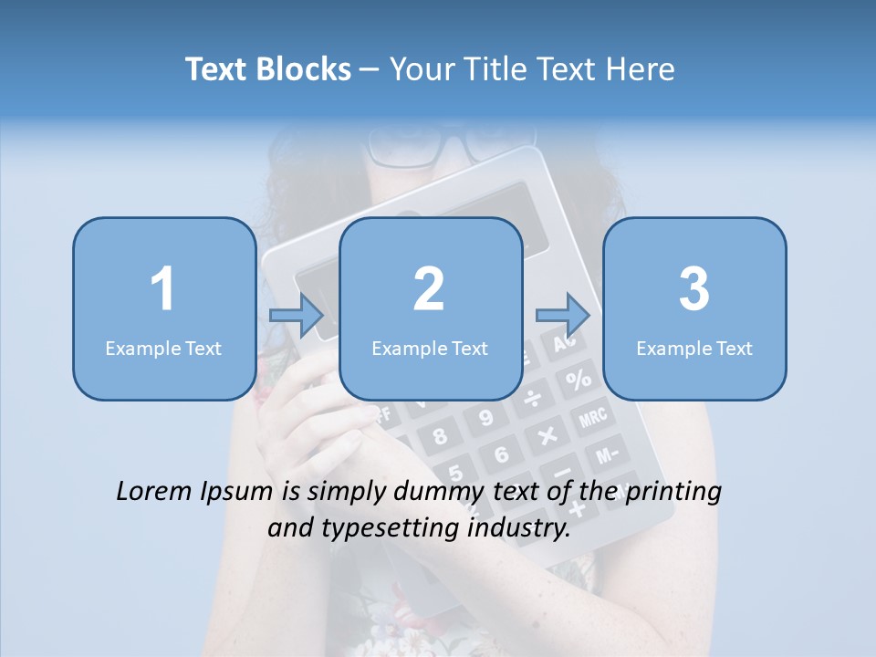 Brunette Sexy Female PowerPoint Template