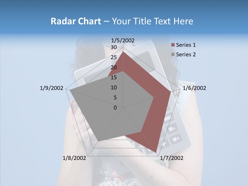 Brunette Sexy Female PowerPoint Template