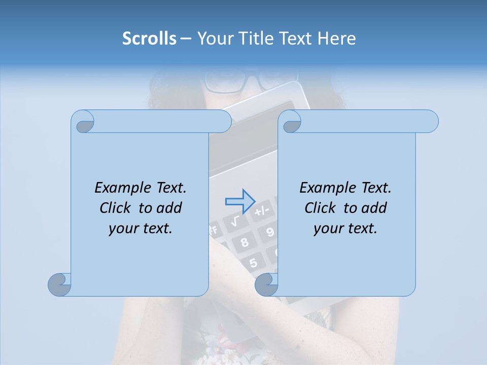 Brunette Sexy Female PowerPoint Template