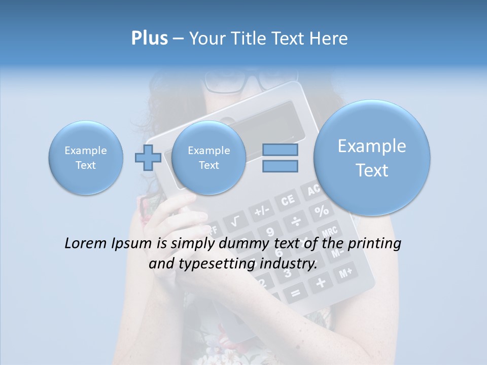 Brunette Sexy Female PowerPoint Template