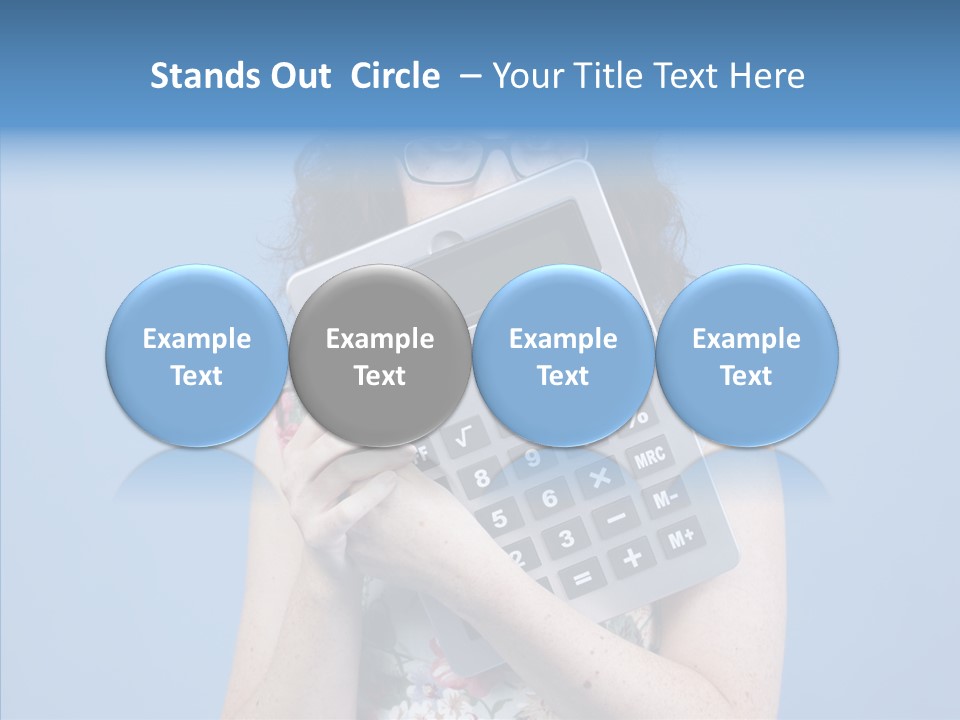 Brunette Sexy Female PowerPoint Template