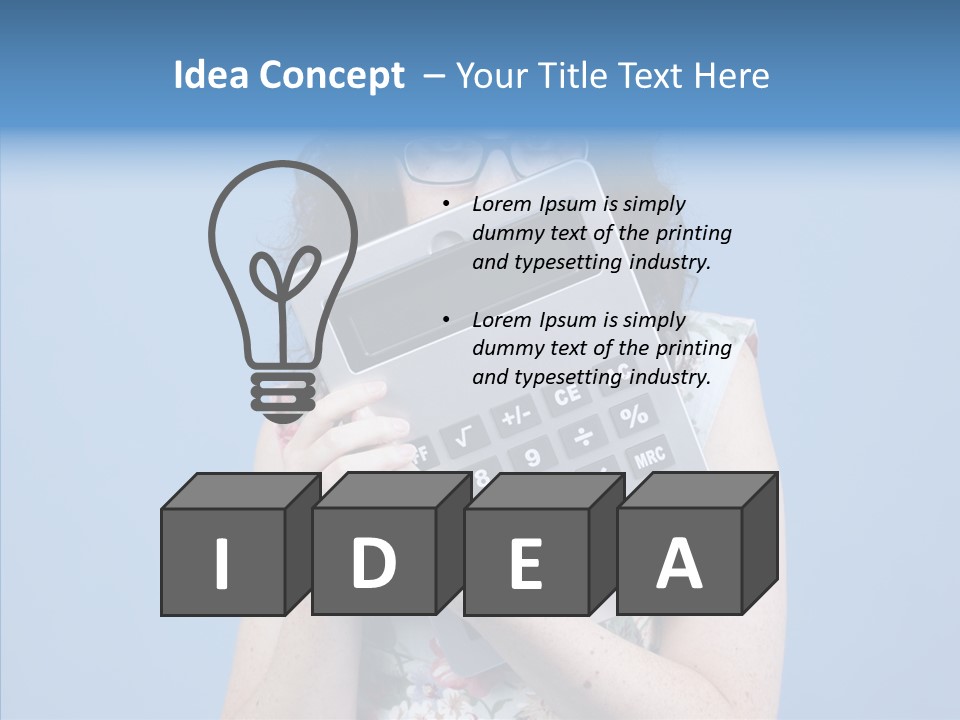 Brunette Sexy Female PowerPoint Template