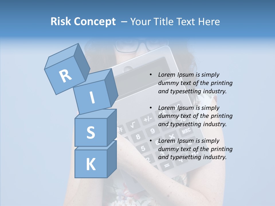 Brunette Sexy Female PowerPoint Template