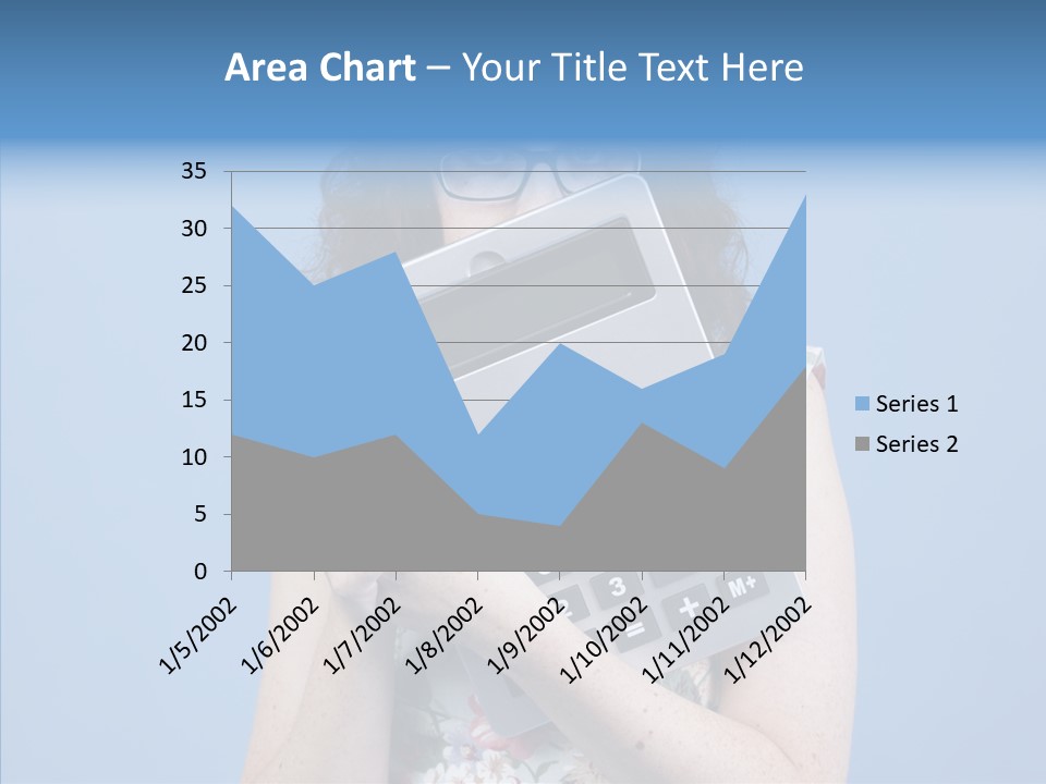 Brunette Sexy Female PowerPoint Template