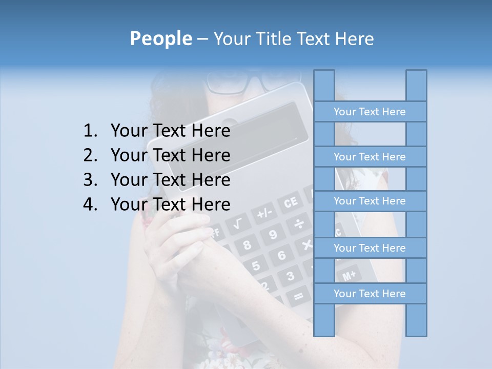 Brunette Sexy Female PowerPoint Template