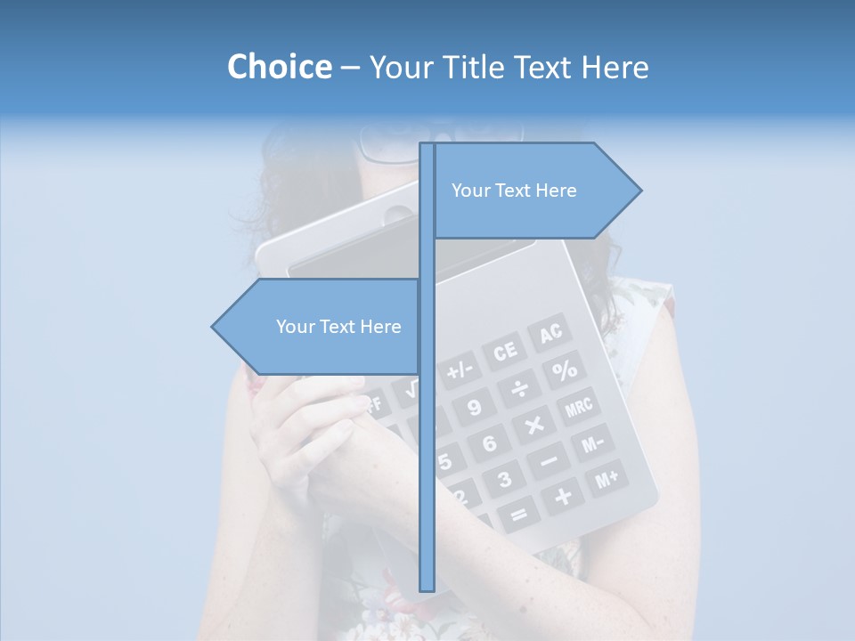 Brunette Sexy Female PowerPoint Template