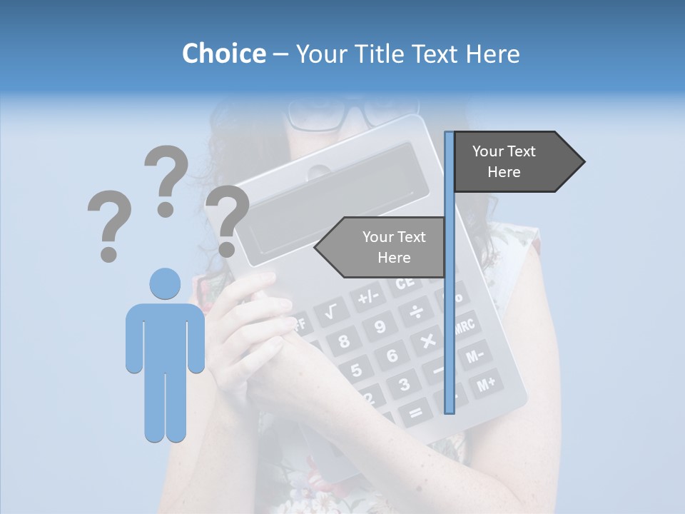 Brunette Sexy Female PowerPoint Template