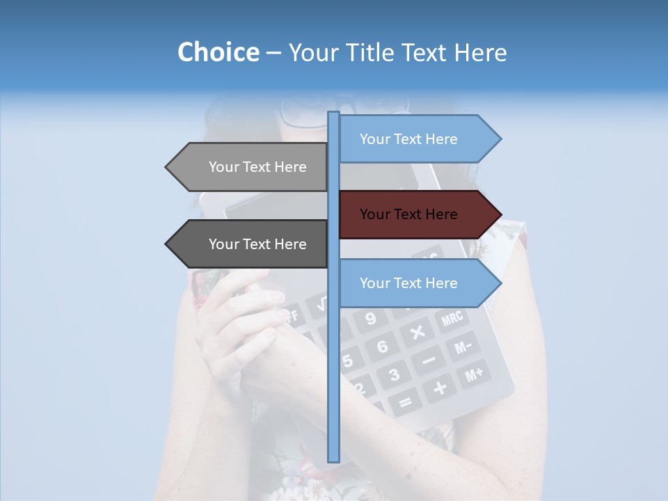 Brunette Sexy Female PowerPoint Template