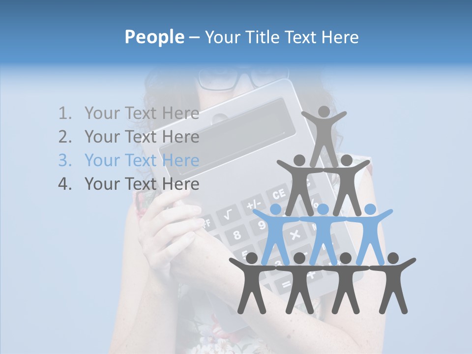 Brunette Sexy Female PowerPoint Template