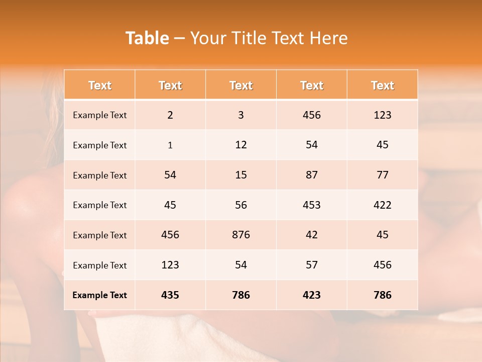 Harmony Enjoying Leisure PowerPoint Template