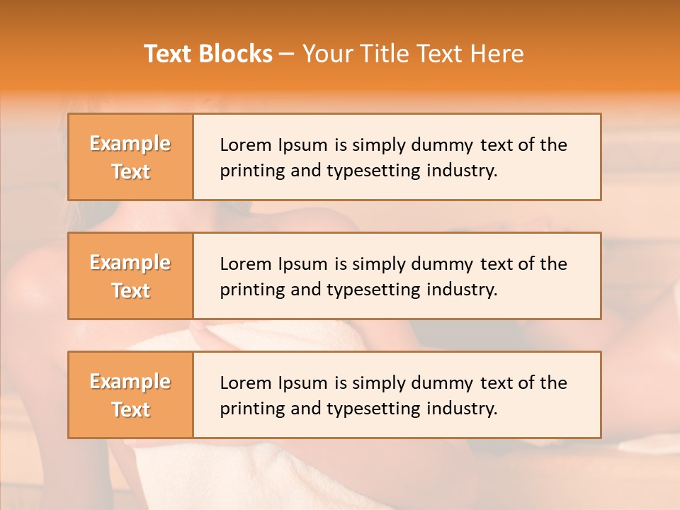 Harmony Enjoying Leisure PowerPoint Template