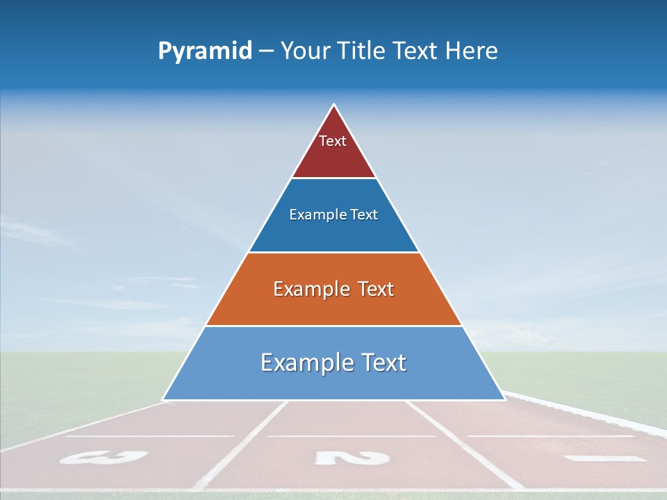 Running Line Contest PowerPoint Template