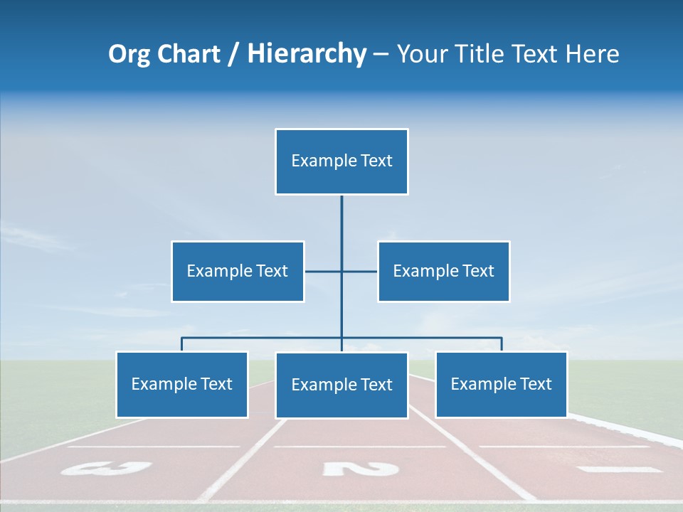 Running Line Contest PowerPoint Template