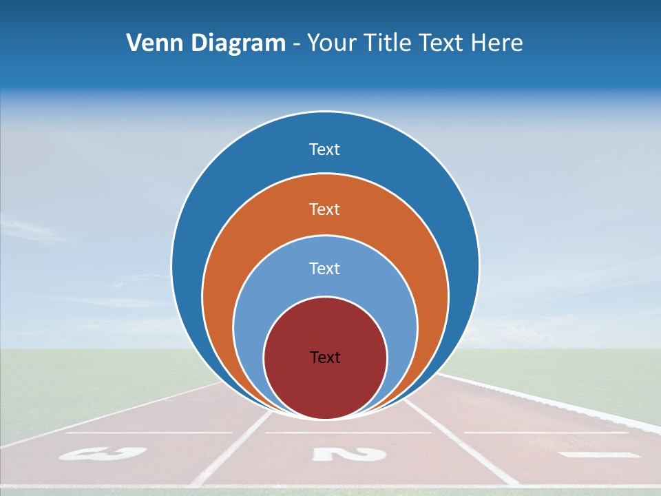 Running Line Contest PowerPoint Template