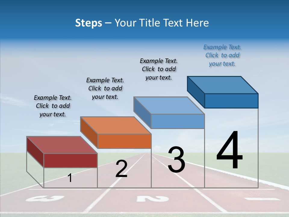 Running Line Contest PowerPoint Template