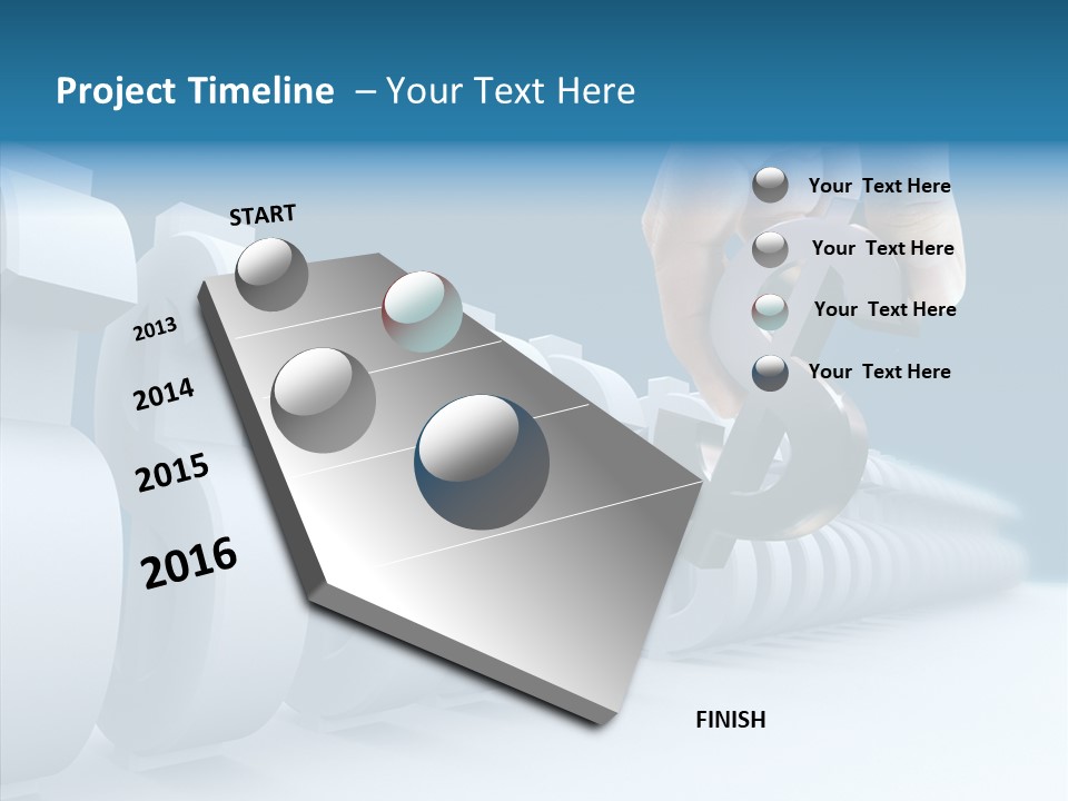 Red Pointer Choice PowerPoint Template
