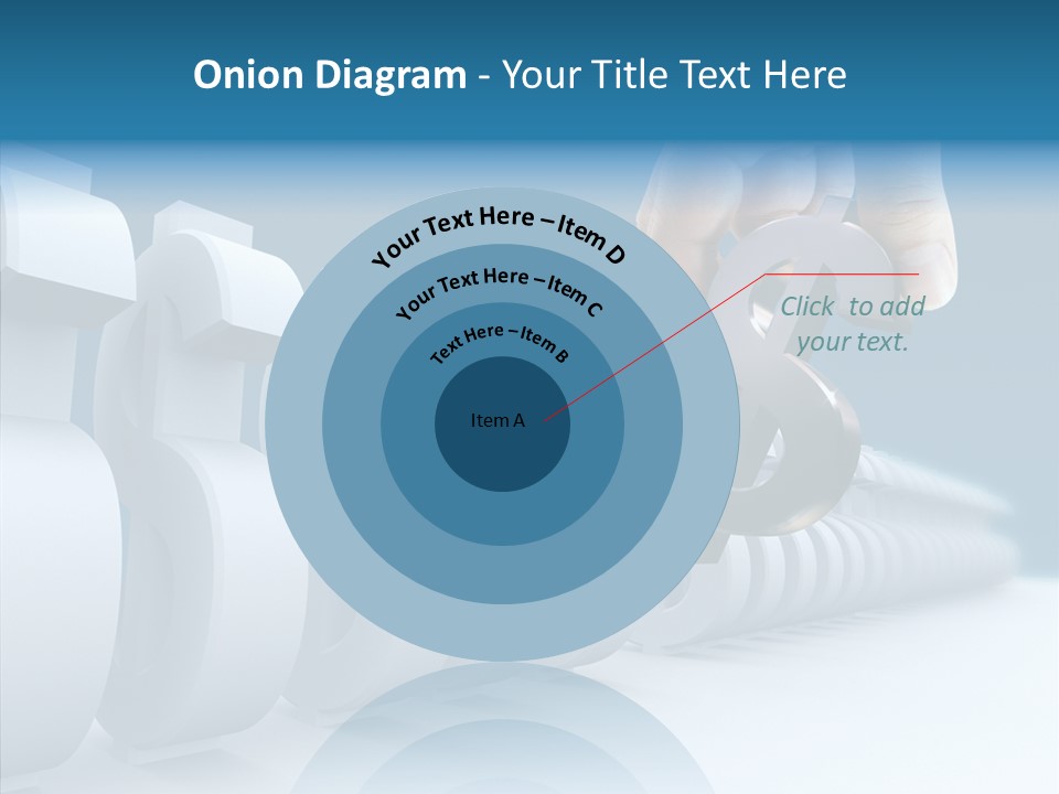 Red Pointer Choice PowerPoint Template