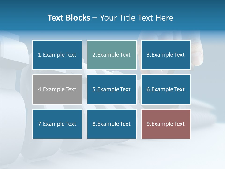 Red Pointer Choice PowerPoint Template
