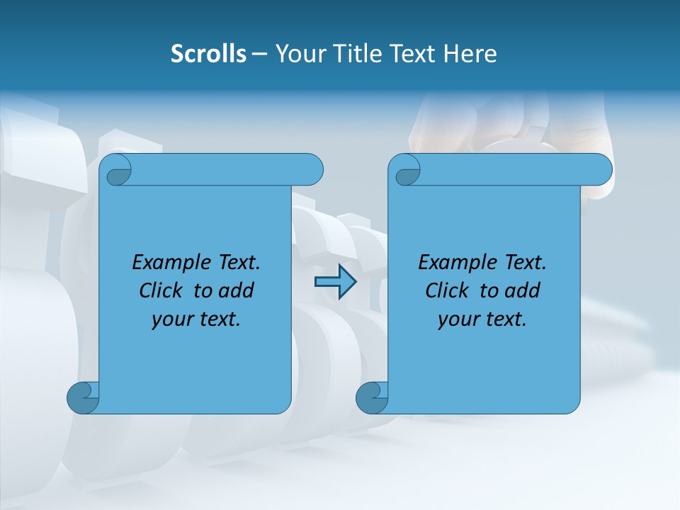 Red Pointer Choice PowerPoint Template