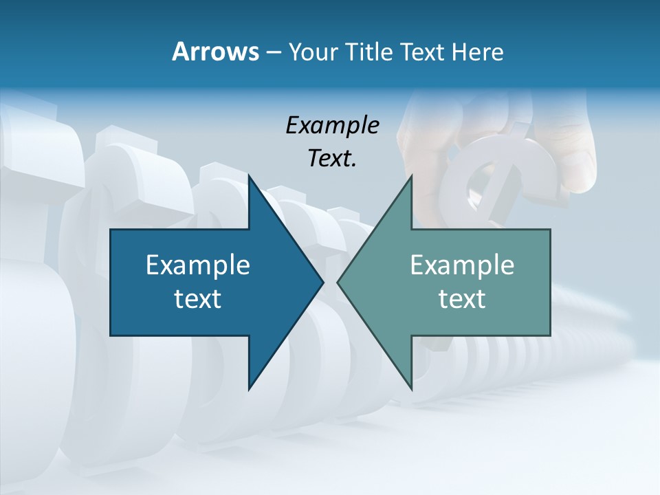 Red Pointer Choice PowerPoint Template