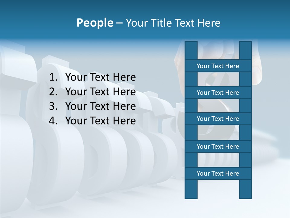 Red Pointer Choice PowerPoint Template