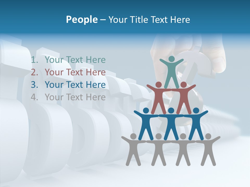 Red Pointer Choice PowerPoint Template