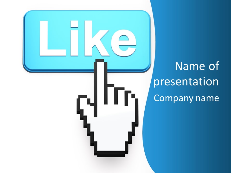 Finger Render Network PowerPoint Template