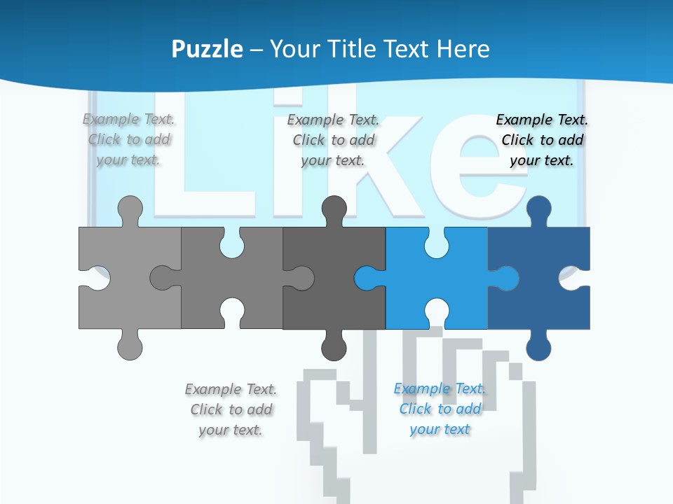 Finger Render Network PowerPoint Template
