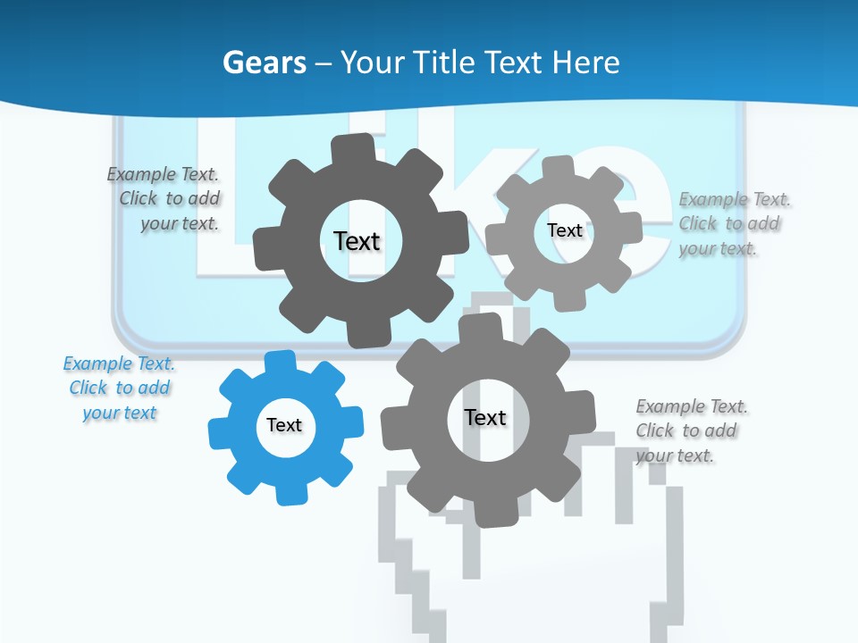 Finger Render Network PowerPoint Template