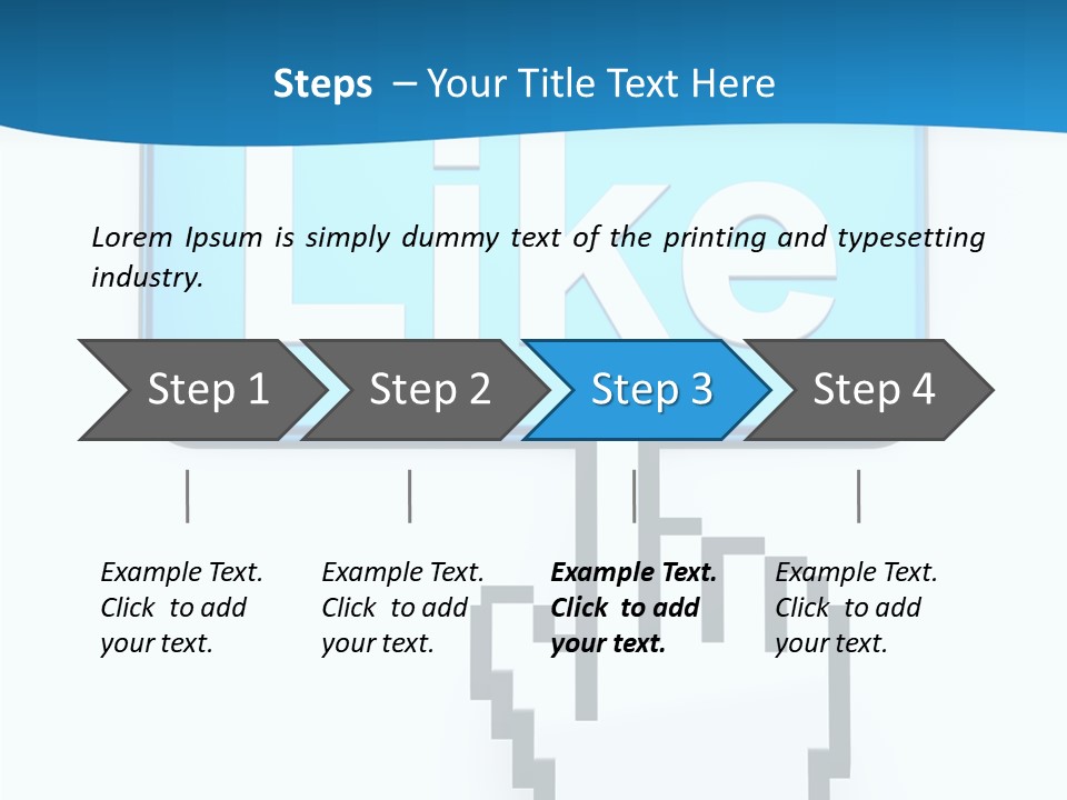 Finger Render Network PowerPoint Template