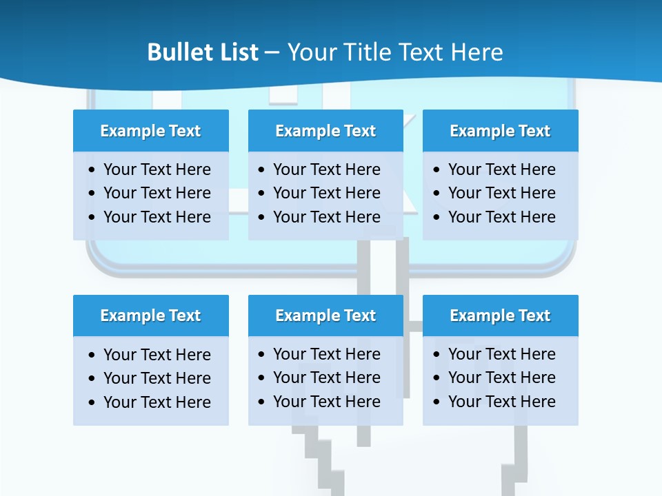Finger Render Network PowerPoint Template