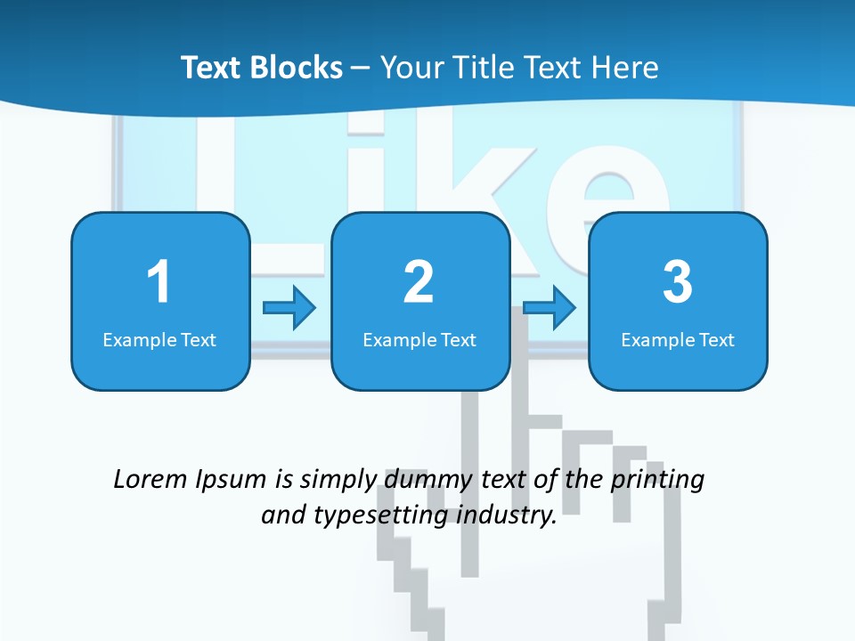 Finger Render Network PowerPoint Template