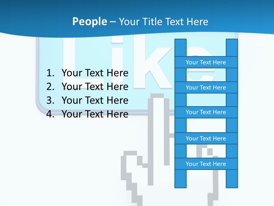 Finger Render Network PowerPoint Template