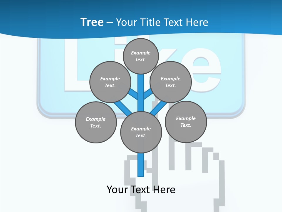 Finger Render Network PowerPoint Template