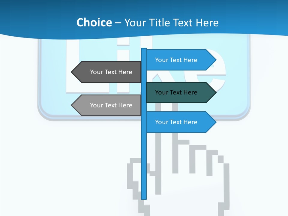 Finger Render Network PowerPoint Template