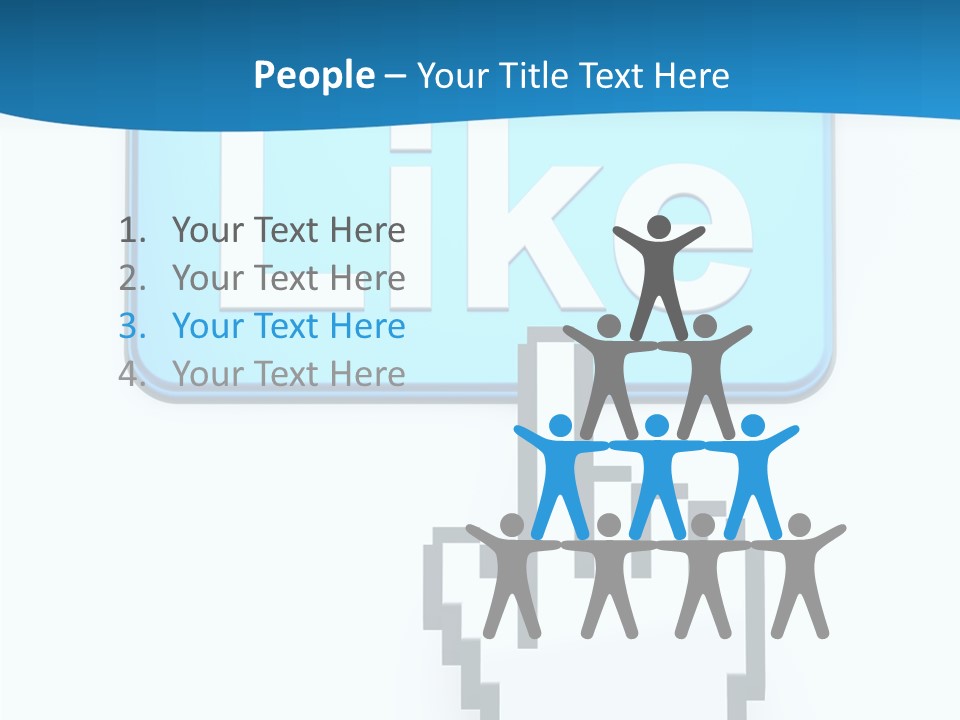 Finger Render Network PowerPoint Template