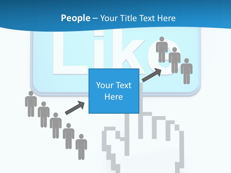 Finger Render Network PowerPoint Template