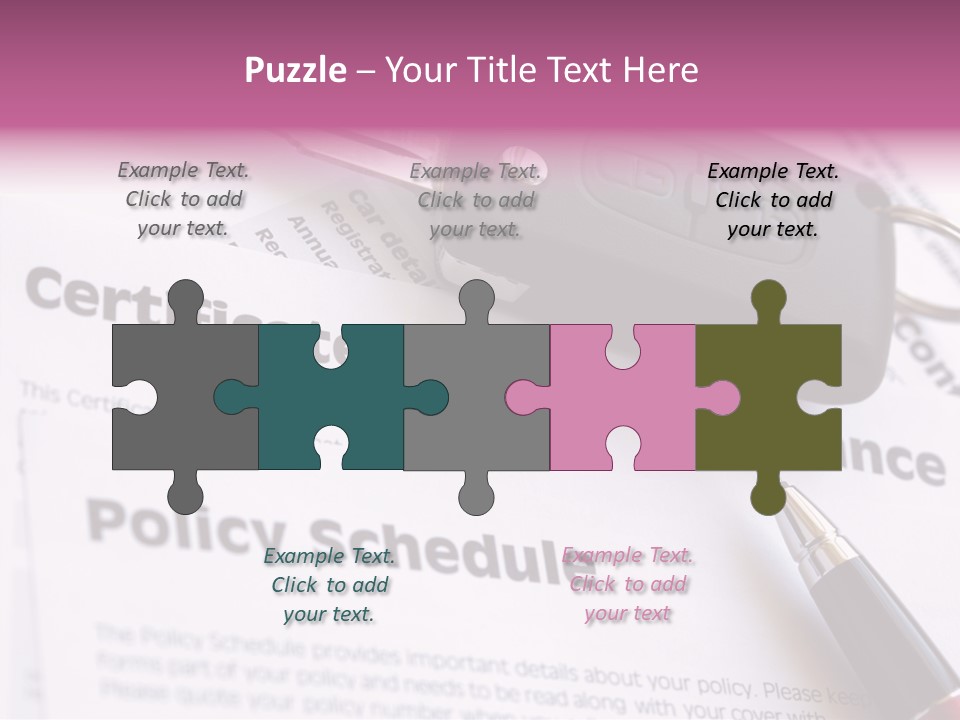 Schedule Paper Certificate PowerPoint Template