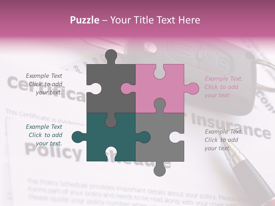 Schedule Paper Certificate PowerPoint Template