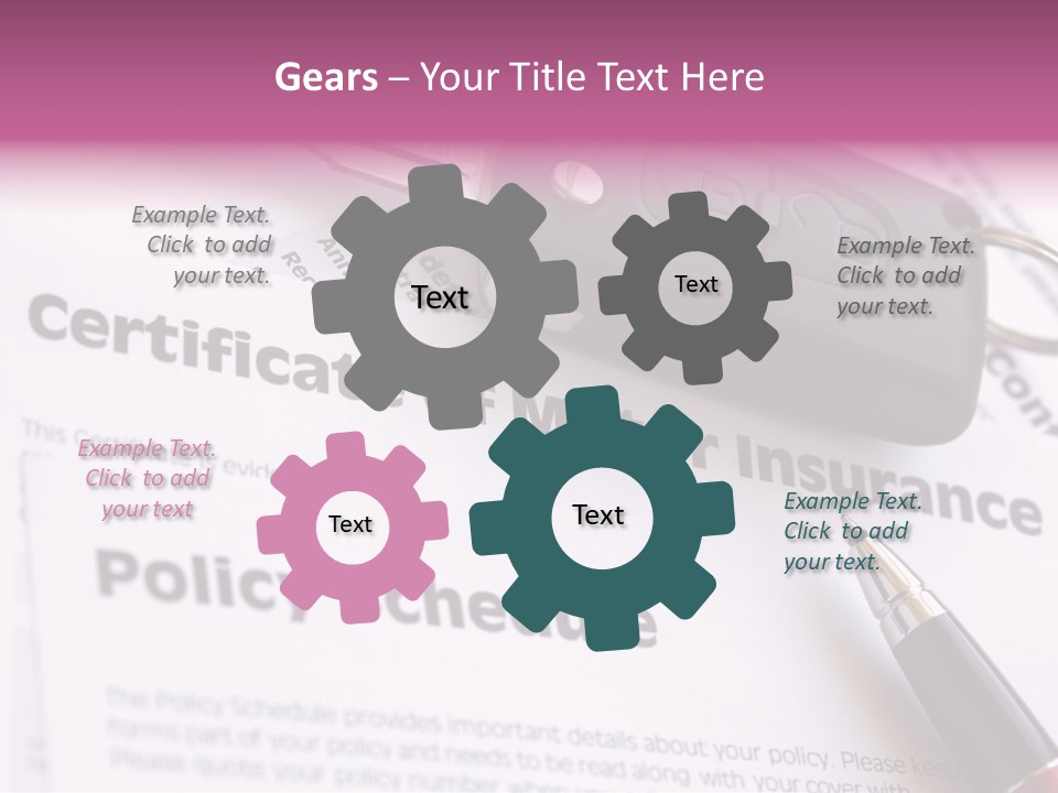 Schedule Paper Certificate PowerPoint Template